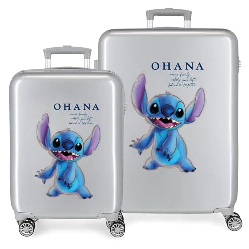 Disney Adorable Stitch Moods mala de cabine rígida ABS fecho de combinação lateral 4 rodas duplas bagagem mão