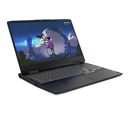 Lenovo IdeaPad Gaming 3 Gen 7 Computador portátil FullHD de 15,6", 120Hz (Intel Core i5-12500H, 16 GB RAM, 512 GB SSD, NVIDIA GeForce RTX 3050-4 GB, sem sistema operacional) G. ris - teclado QWERTY