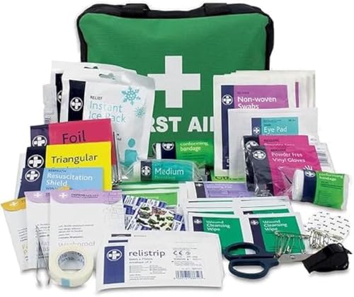 LEWIS-PLAST Kit de primeiros socorros saco de primeiros socorros 160 peças - kit compatível com padrões europeus