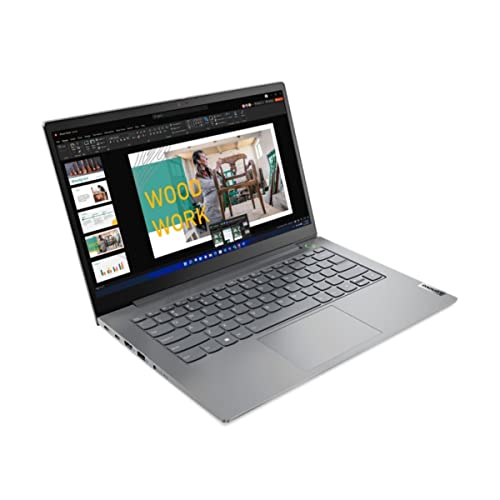 Lenovo ThinkBook 14 G4 IAP Computador portátil FHD 14, Intel Core i7-1255U, 16 GB RAM, 512 SSD, integrado, Intel Iris Xe Graphics, Windows 11 Pro 64, cinzento mineral - teclado QWERTY Espanhol