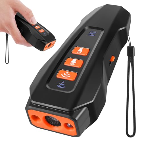 kacylzom Ahujentador de cães ultra-som - 3 frequências ajustáveis antiderrapantes para cães 10 m mão com lanterna dispositivo anti-adridoss recarregável seguro para todos os cães, todas as raças