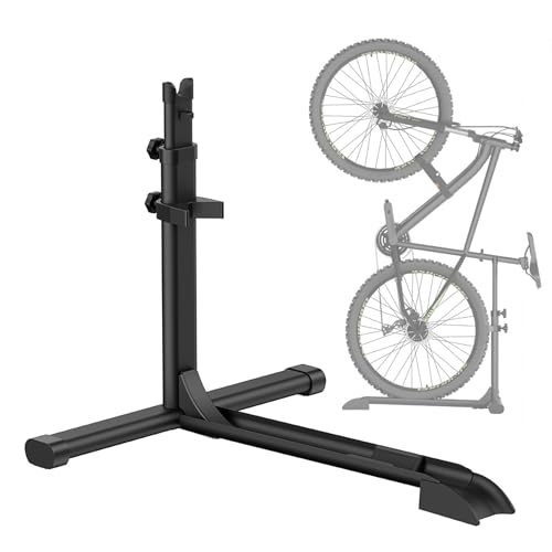 Mimoke Suporte vertical para bicicletas - Suporte vertical independente para guardar bicicletas em interiores, garagens e apartamentos (uma peça)