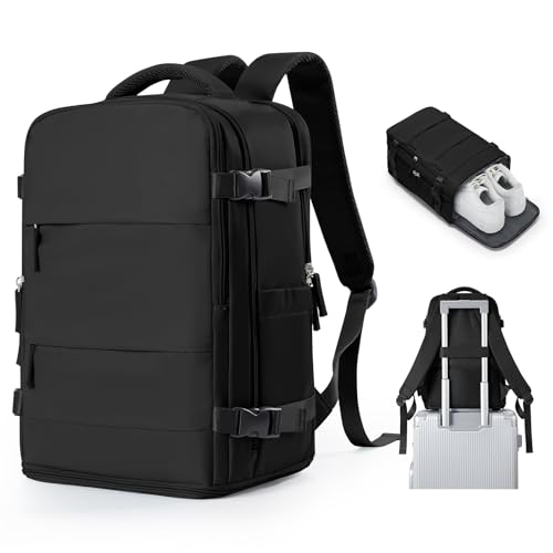 SZSYCN Mochila viagem cabine avião 40 x 20 x 25 bagagem de mão Ryanair mala de viagem homem mulher malas de viagem cabine mochila portátil 14 polegadas