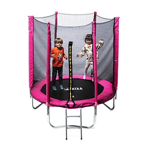 Cama elástica infantil 185 - trampolim para meninos e meninas com rede de segurança ideal para interior ou exterior