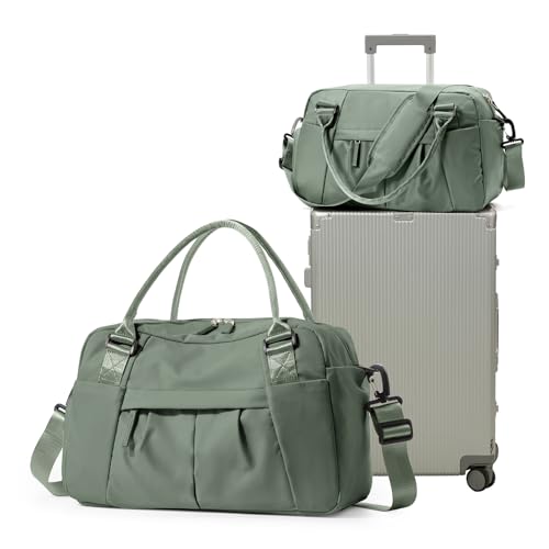 Bolsa de viagem para mulher, mala de desporto, mala de mão para bagagem, bolsa de ginásio impermeável, sacos de fim de semana para mulher, bolsa para hospital, bolsa de natação para praia, K3-verde