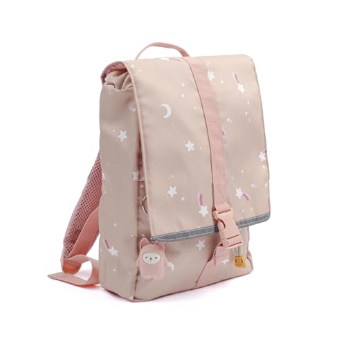 Fabelab Mochila infantil | mochila de jardim de infância | mochila para crianças a partir dos 6 anos em 100% poliéster reciclado | mochila escolar | mochilas infantis com capacidade de 7 l