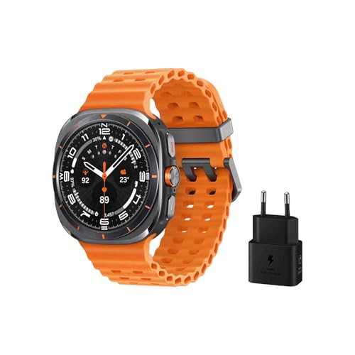 Samsung Galaxy Watch Ultra LTE 47 mm carregador - smartwatch, controlo de saúde, acompanhamento desportivo, laranja (versão espanhola)