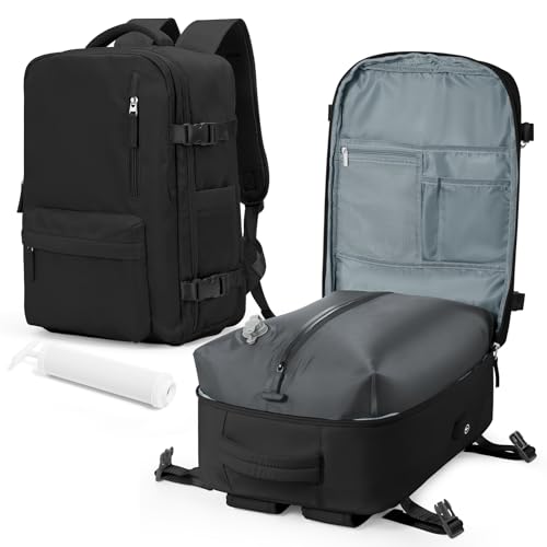 Mochila viagem cabine avião mulher homem 40 x 30 x 20 impermeável com USB mochila de viagem cabine para avion Easyjet 45 x 36 x 20 Backpack Travel