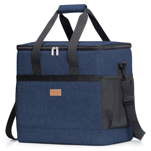 Lifewit Geladeira portátil 40 l, bolsa térmica grande, Cooler Bag dobrável, bolsa de frigorífico porta-alimentos para homem, mulher de criança, porta-alimentos para praia, piquenique, camping