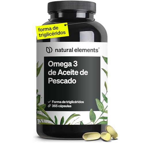 Ómega 3 2000 mg por dose diária, 365 cápsulas de ômega - 3 – concentração máxima de DHA 240 mg e EPA 360 mg – testada em laboratório e fabricada na Alemanha