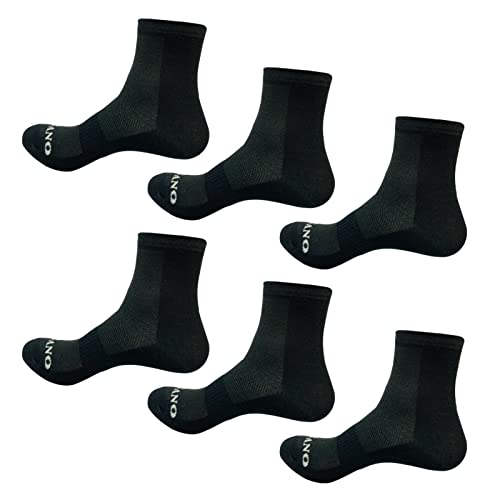 CYS Meias 6 pares curtos escola uniformes escolares de algodão alto para meninos meninas infantis pack de 6 pares