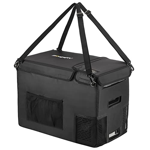 BougeRV Capa protetora CRPRO 30, capa isolante 600D apenas para frigorífico CRPRO 29L (frigorífico não incluído), com armazenamento, 60 x 31 x 43 cm