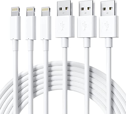 GlobaLink Cabo carregador iPhone, [MFi certificado] 3 Pack de 1 m, cabo Iphone USB Lightning cabo de carregamento rápido para iPhone 14/13/13 mini/13 Pro Max/12/11/11 Pro/X/XS/XR/8/7/6/5/SE/i/i.