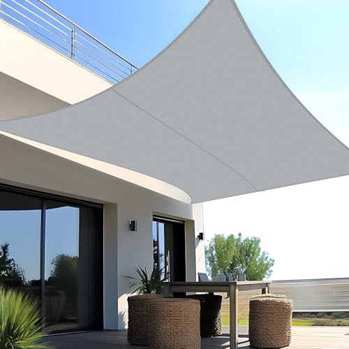 SUNNY GUARD Toldo, vela de sombra, retangular, impermeável, à prova de vento e com proteção UV para pátio, exteriores e jardim