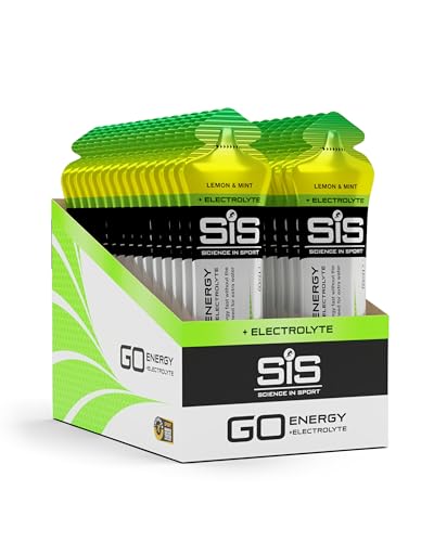 Science in Sport GO Gel energético gel de eletrólitos 30 x 60 ml limão menta vegan - ideal para entrega de energia e equilíbrio de eletrólitos.