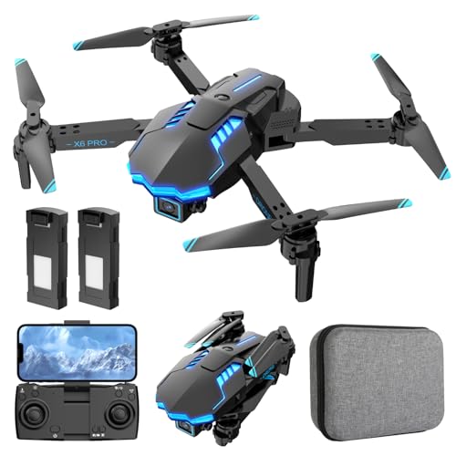 Dron com câmara 1080P para crianças e adultos, drone FPV com 30 min de voo/retenção RC Quadcopter para iniciantes, brinquedos presente para crianças