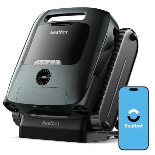 Beatbot AquaSense 2 Pro Cordless Robotic limpa-fundos sem fios, limpa o chão, as paredes, limpar a água, navegação e posicionamento, duração de 11 horas, piscinas até 360 m² - verde pinheiro