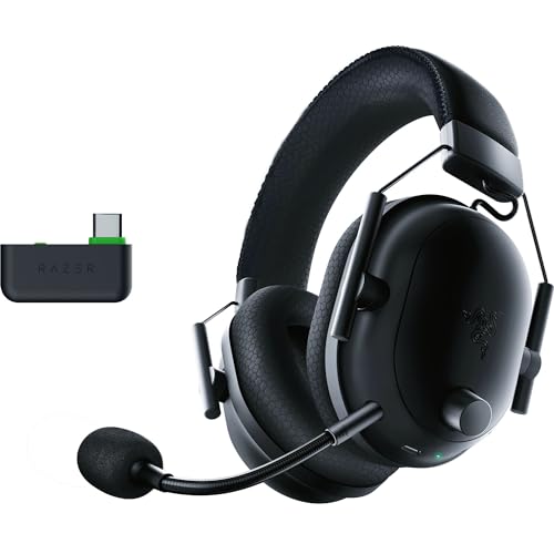 Razer Blackshark V2 Pro (Xbox) Auriculares E-Sports sem fios de consola para Xbox S| X & One (Triforce de 50 mm, HyperSpeed Wireless 2,4 GHz, microfone desmontável HyperClear) preto