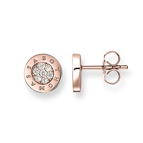 Thomas Sabo Damen Ohrringe Ohrstecker Classic Zirkonia prata de lei 925 H1547-051-14