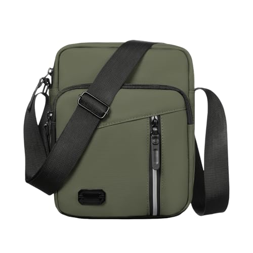 Aucuu Saco peito homem de grande capacidade, impermeável bolsa tiracolo crossbody para viajar, correr, ciclismo, negócios