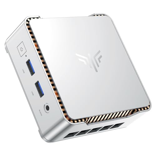 NiPoGi E2 Mini PC W-11 Pro, RUNFALntel Alder Lake N97 (Defeat N100/finocam 95, até 3,6 GHz), 16 GB DDR4/512 GB M.2 SSD, mini computador 4K@60Hz Dual Display, HDMI 2.0/DP/WiFi-Fi-Fi-Fi-Fi. M/BT, mini