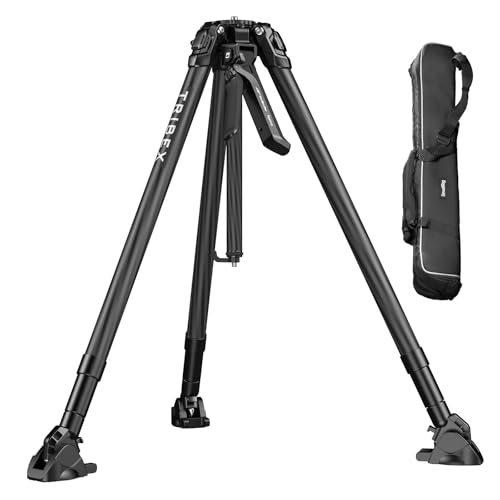 SMALLRIG Tripé hidráulico Potato Jet Tribex de fibra de carbono para câmara de viagem de rápida expansão, fotografia de ângulo baixo até 5,9"/15 cm, altura máxima de 155 cm, capacidade de carga de