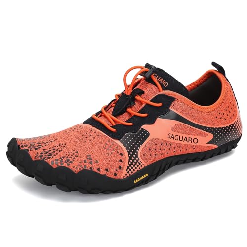 SAGUARO Barefoot Homem mulher sapatilhas minimalistas para zero Drop Soles e Wide Tox Box, Gr.35-48 UE