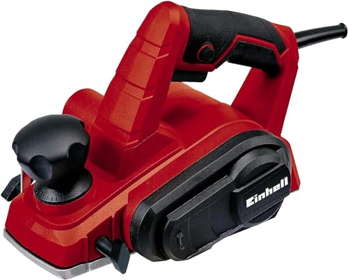 Einhell Escova elétrica com cabo TC-PL 750, 750W, 240 V, profundidade de 2 mm, eixo da lâmina grande, inclui limite de profundidade, lâmina giratória, preto, vermelho, (L x B x A) 261 x 158 x 174 mm