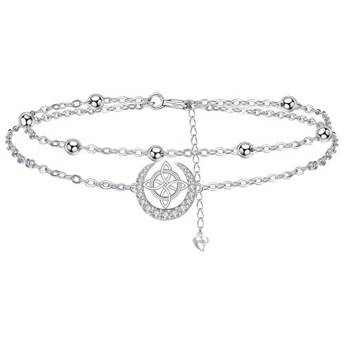 Yinsen Pulseiras para mulher prata de lei 925 para mulher com 3A zircónia cúbica pulseira, ajustável 17 4 cm pulseiras, presentes para mulheres