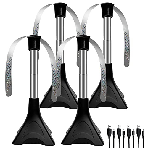 PTHTECHUS 4 peças protetores de moscas anti-mosquitos, ventilador de proteção contra mosquitos, ventilador de moscas para fugir a voar, aproveite as suas refeições ao ar livre