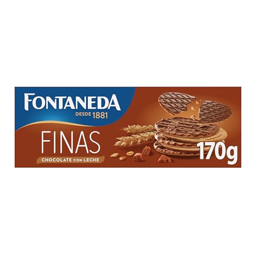 Fontaneda Digestive fino chocolate leite, bolacha, 170 gramas