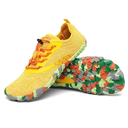 SAGUARO Barefoot Sapatilhas de Trail para homem e mulher respirável antiderrapante sapatos minimalistas