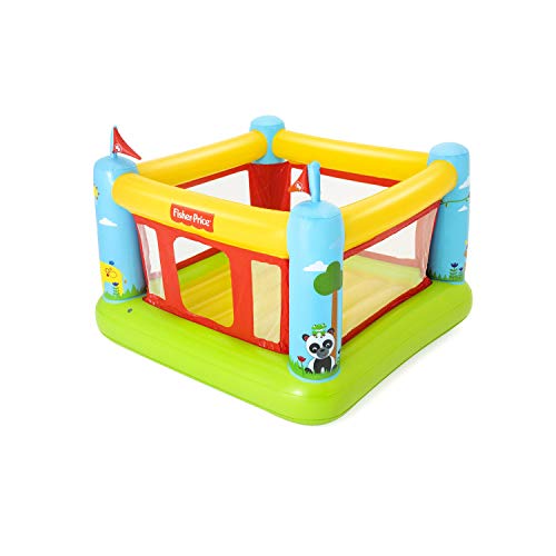 Bestway - Fisher Price Licensing Castelo insuflável, multicolorido (6942138973716)