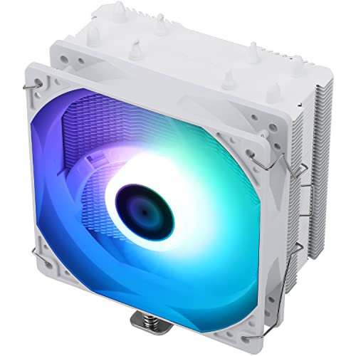 Thermalright Assassin X 120 SE White CPU Air Cooler, 4 Heat Pipes, TL-C12C, PWM Quiet Fan, CPU com rolamento S-FDB, para AMD AM4/AM5 Intel LAG 1700/1150/1151/1200
