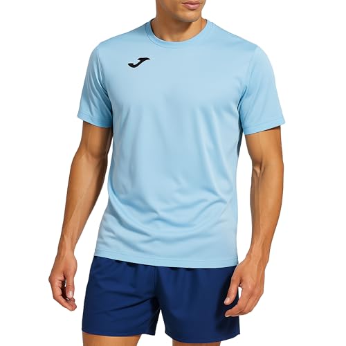 Joma Camiseta Deportiva Manga Corta Hombre, 6XS - 3XL - Ligera y Transpirable, Óptima para Running y Gym - Combi