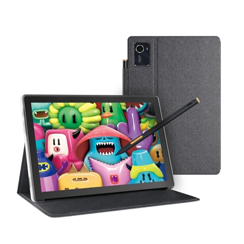 HUION Kamvas Slate 10 Tablet de desenho independente com ecrã laminado completo, tablet gráfico FHD de 10,1" e lápis ótico de 4096 níveis, Android 12, 8 GB + 128 GB para artista principiante