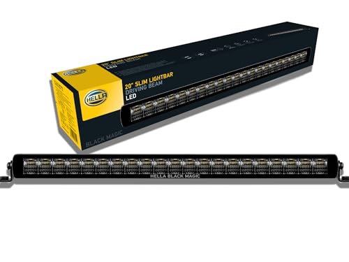 HELLA 1FJ 358 176-301 LED-farol de estrada - Black Magic Slim Lightbar 20" - 12/24V - montagem exterior - cabo: 2000 mm - Conector: extremidades de cabo abertos