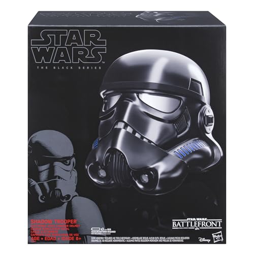 Star Wars The Black Series - capacete eletrónico premium da Shadow Trooper Battlefront