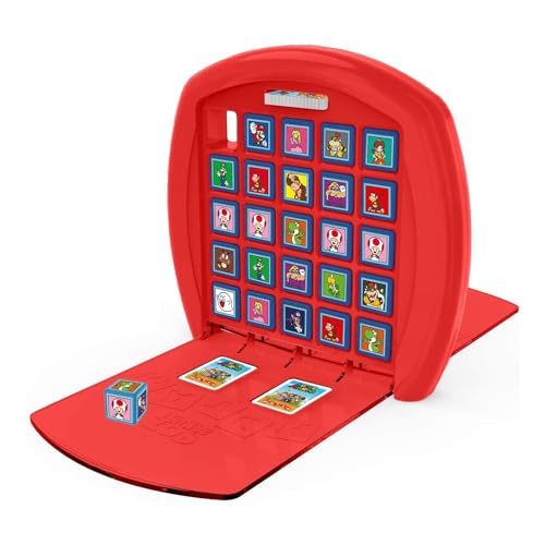 Top Trumps Match Super Mario - jogo de mesa, jogos infantis, conecte 5 dados iguais no seu próprio painel, conjunto de memória 4 anos, para 2 jogadores
