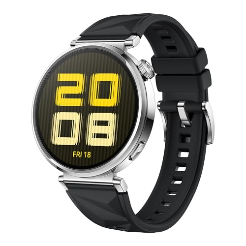 HUAWEI Watch GT Smartwatch GT 5 41 mm, silhueta com design sofisticado, nova experiência de corrida e ciclismo, pagamento NFC, rastreamento de saúde, 7 dias de duração da bateria, iOS e Android, preto