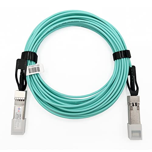 Elfcam® - 10 m 10G AOC cabo de fibra ótica OM3 SFP+ para SFP+, compatível com SFP-10G-AOC (10 m)
