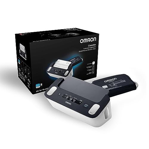 OMRON Completo: Monitor de pressão arterial e ECG inteligente para monitorizar a hipertensão e a FA (fibrilação auricular) em casa