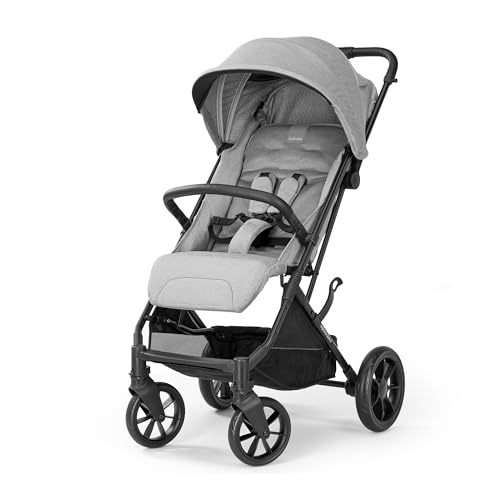 Inglesina Zenit Carrinho compacto, cinzento, excelente desempenho, confortável, até 22 kg, rodas grandes, assento espaçoso, exclusivo da Amazon