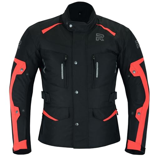 RAXUS Edge Jaqueta de motocicleta homem inverno 3/4 impermeável homologada CE