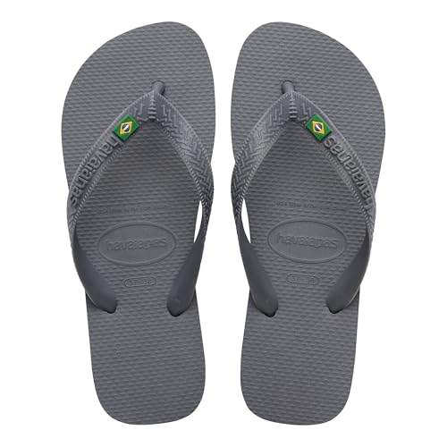 Havaianas - Top Brasil, Chanclas Cómodas, Duraderas y Ligeras, con Suela Antideslizante, Bandera de Brasil en las Tiras, Adultos Unisex