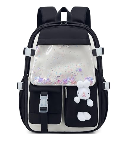 Joymoze Mochila escolar para meninas elegante bolsa de livros para adolescentes