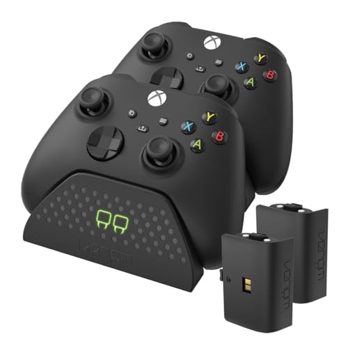 Venom Base de carga doble con 2 paquetes de baterías recargables - Negro (Xbox Series X y S/Xbox One)