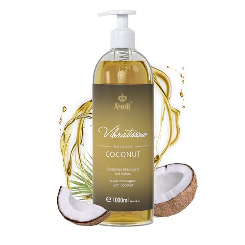 "Coconut" de vibratissimo: óleo de massagem exótico com coco, óleo afrodisíaco, óleo , 1000 ml
