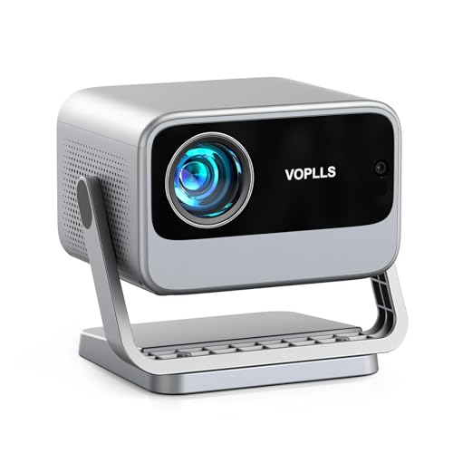 Netflix Oficial e Auto Focus/Keystone: projetor 4K Smart 28000 lúmenes 1080P Full HD, VOPLLS, projetor WiFi 6, com áudio Dolby, projetor para telemóvel e exterior/cinema em casa para iOS/Audio, para