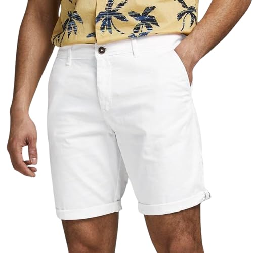 JACK & JONES Jjibowie Jjcalções Solid Sa Sn Bermudas para homem